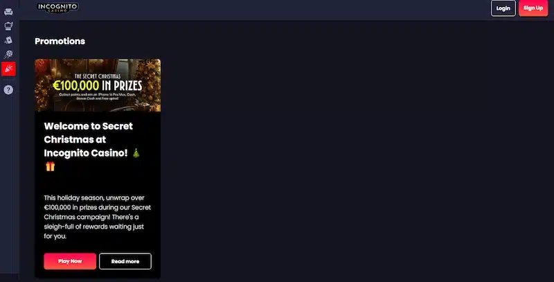 Incognito casino login in United Kingdom